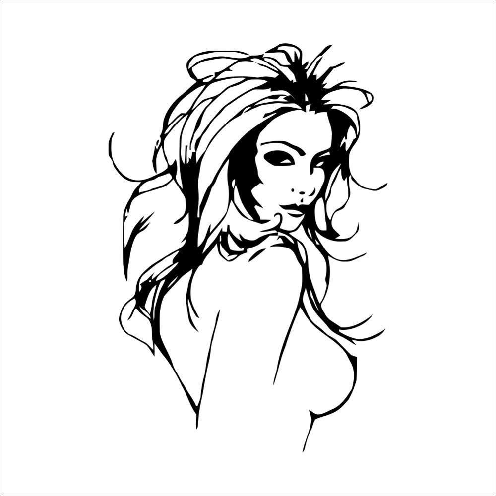 1000x1000 Hot Pink Lips Marilyn Monroe Quote Vinyl Wall Stickers Art Mural