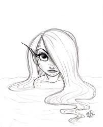 202x250 Image Result For Easy Mermaid Drawing Tumblr Journal Faces
