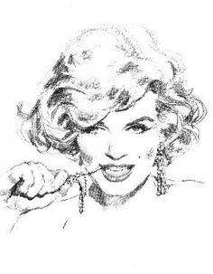 236x303 Marilyn Sketches Amp Pencils