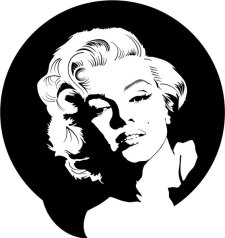 225x238 Marilyn Monroe Vector Free Vector 4vector