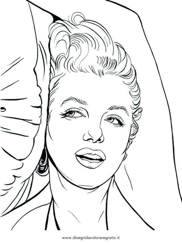 640x860 Marilyn Monroe Coloring Pages Murs
