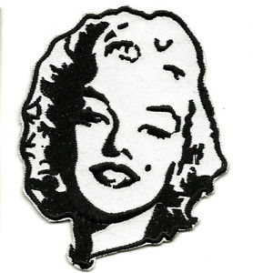 278x300 Patch Ecusson Marilyn Monroe Pin Up 50's Sexy Usa Cheesecake