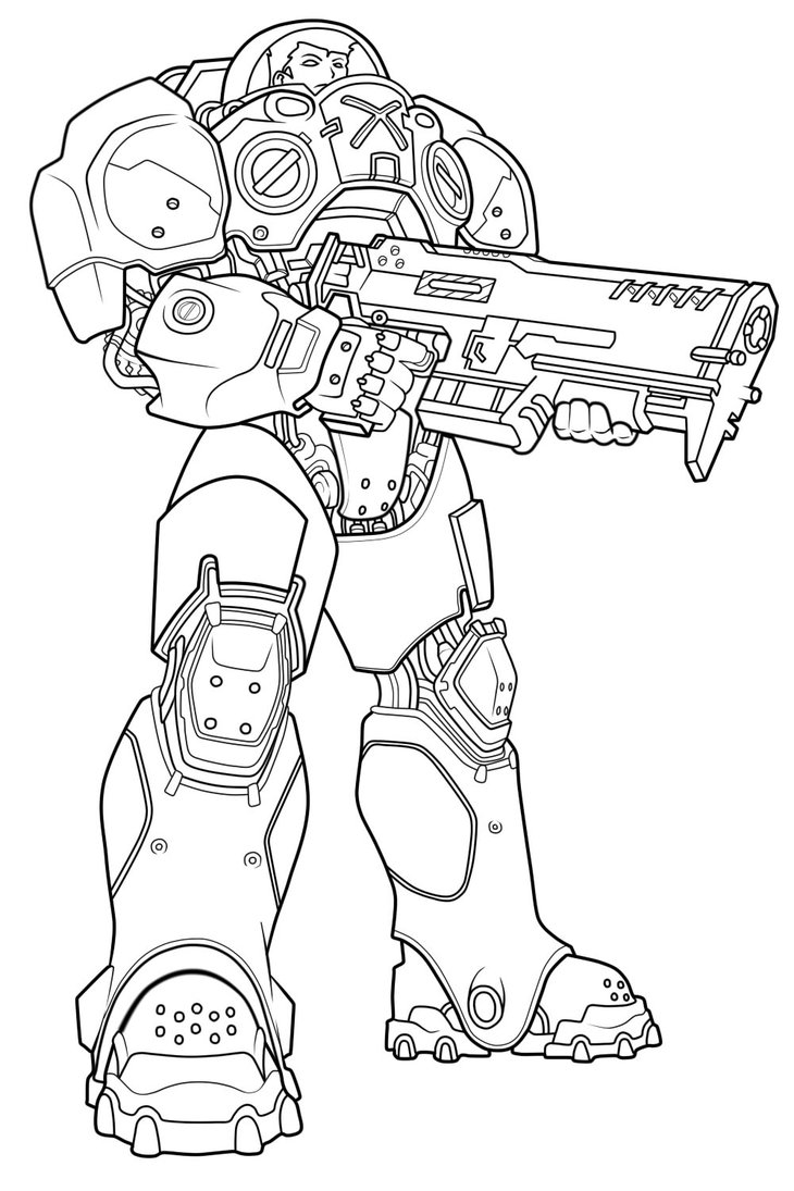 730x1095 Terran Marine D By Paolovee