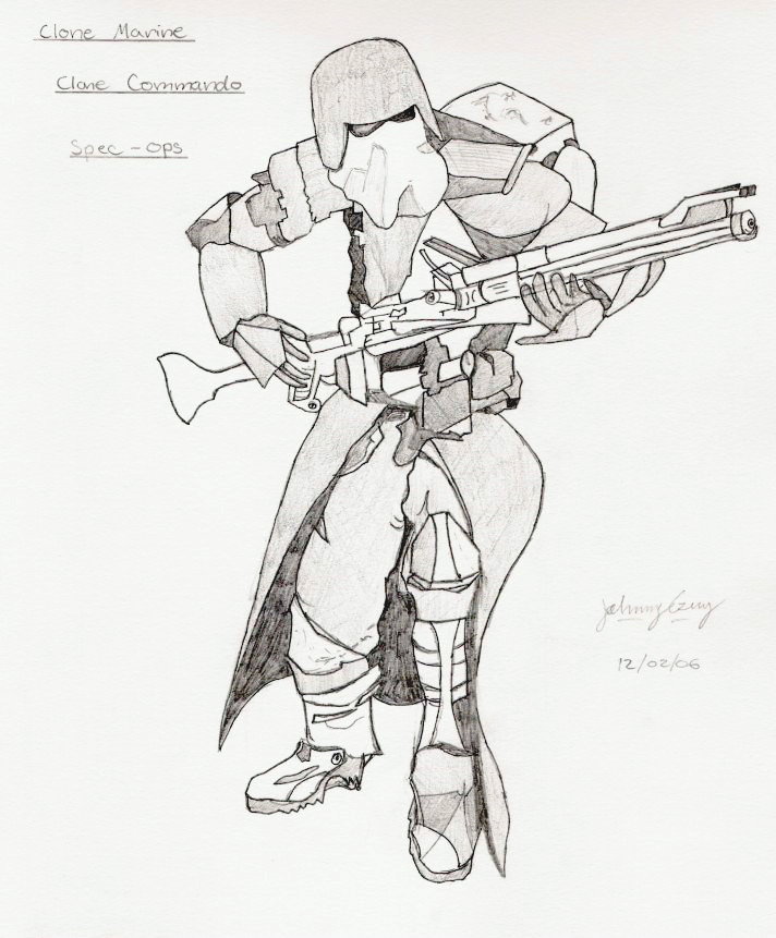 712x861 Clone Marine By Sithjmg