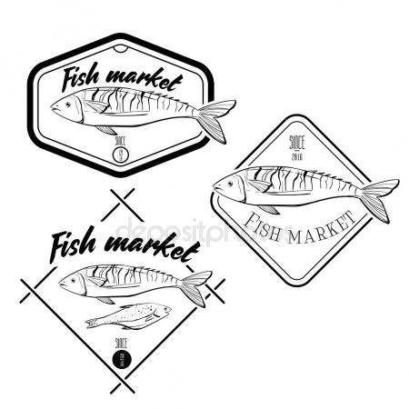 450x450 Set Of Engraved Vintage, Hand Drawn, Old, Labels Or Badges