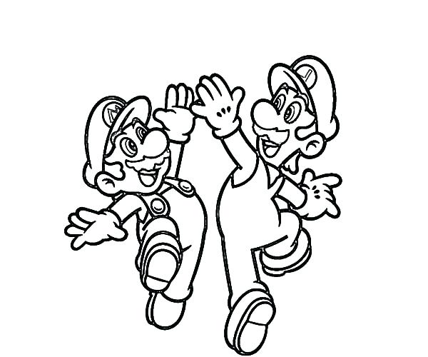 Mario And Luigi Drawing at GetDrawings | Free download