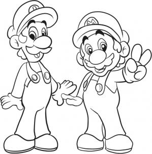 299x302 How To Draw Mario Bros