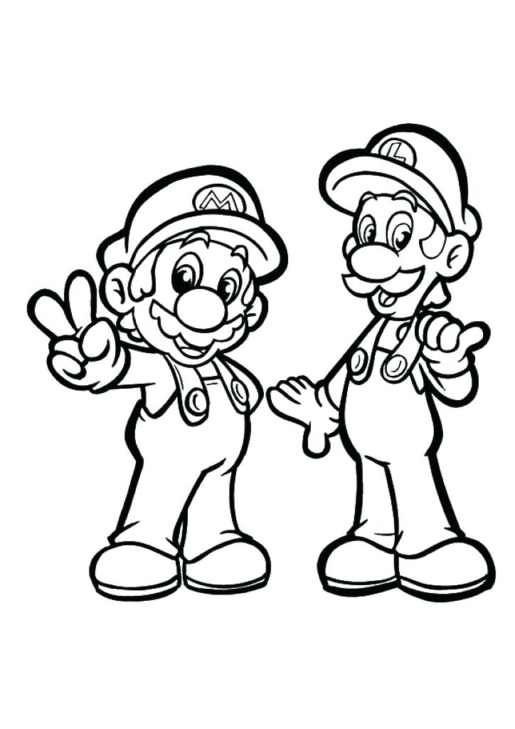 724x1024 Mario Brothers Coloring Pages Coloring Pages Super Coloring Pages