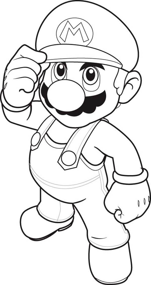 600x1131 How To Draw Super Mario Brothers Coloring Page Color Luna