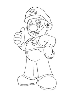 329x400 How To Draw Mario Cartoon, Characters And Tutorials