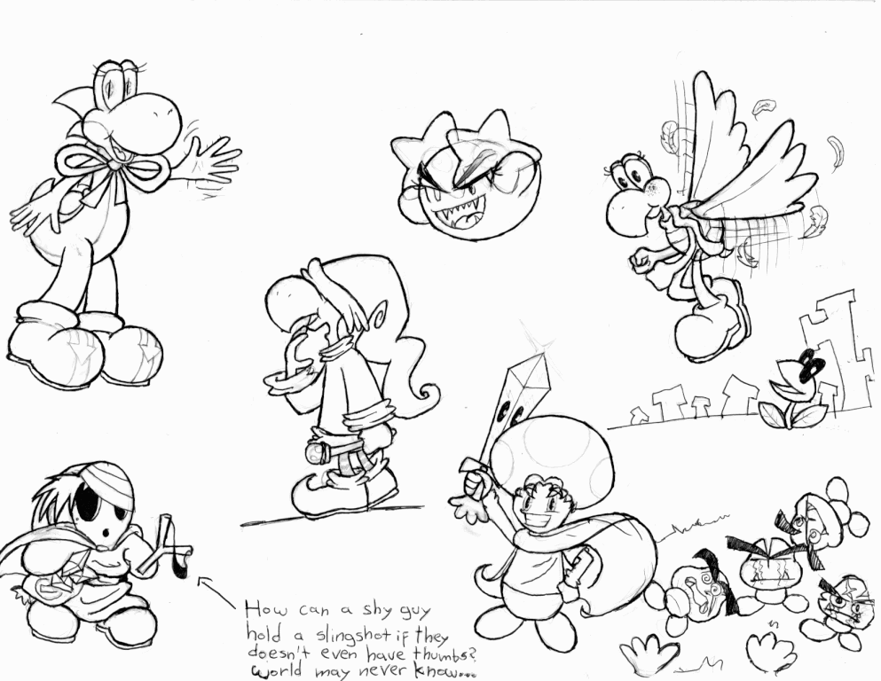 993x768 I Love Mario Fan Characters By Geopyro