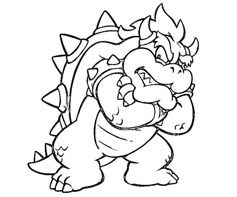 936x780 Super Mario Bowser Coloring Pages To Print