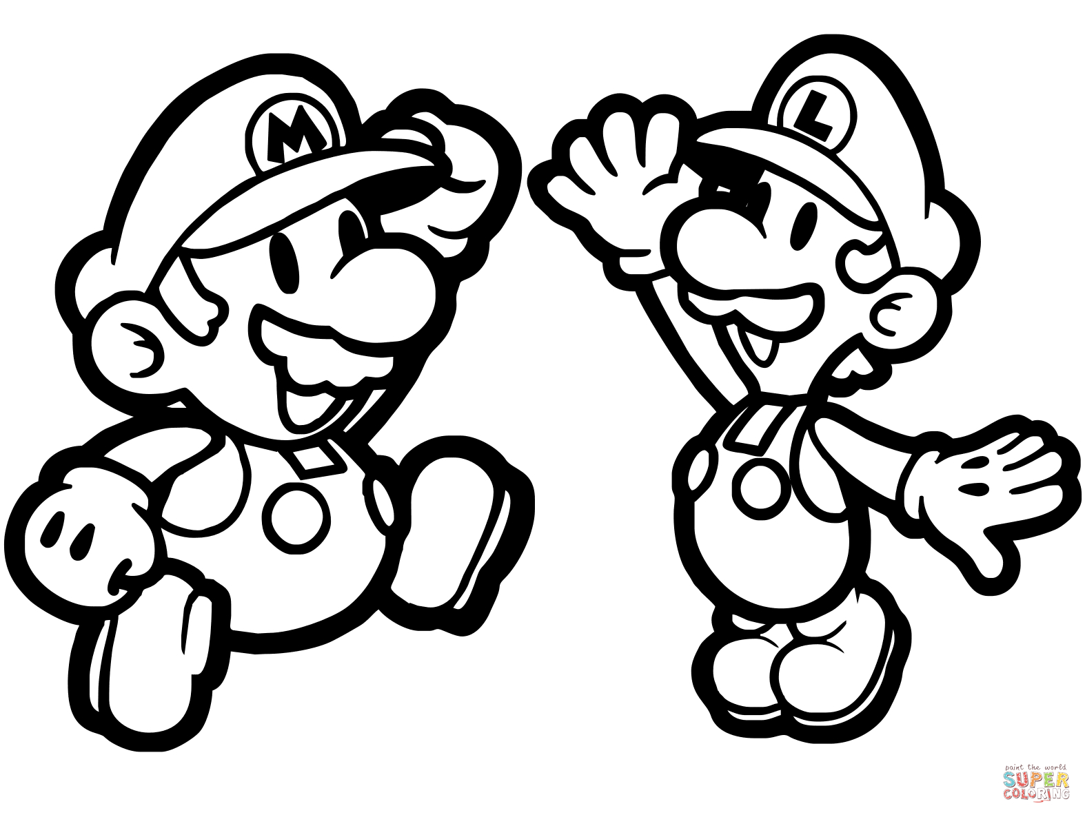 1574x1186 Mario And Luigi Drawing