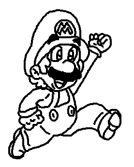 277x345 Mario Jumping Free Hand Drawing By Icepony64