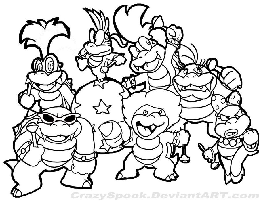 900x699 Super Mario Drawing
