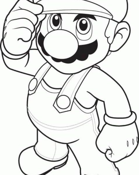 477x600 Coloring To Print Mario Coloring Pages To Print Boys Coloring