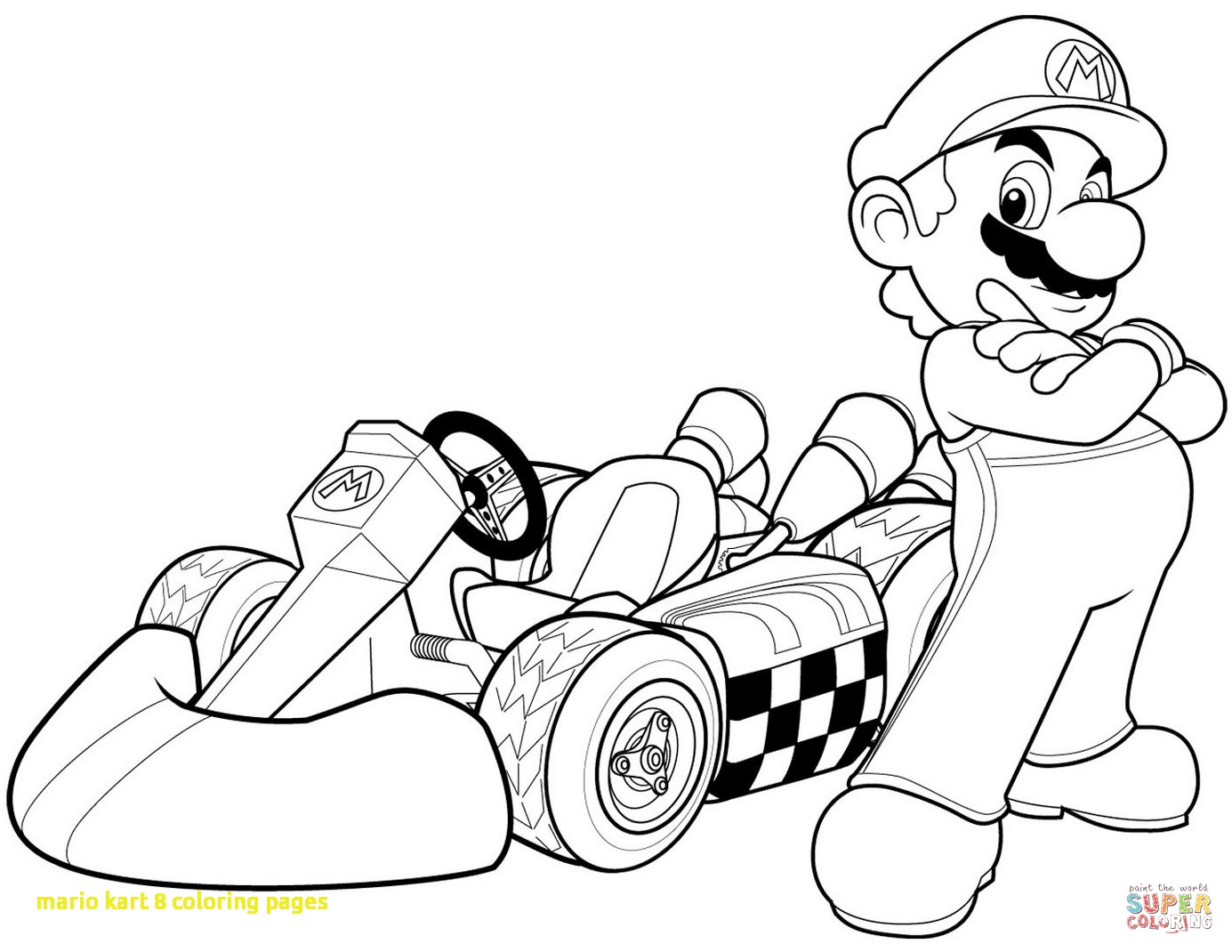 1385x1070 Mario Kart 8 Coloring Pages Coloringpageforkids.co