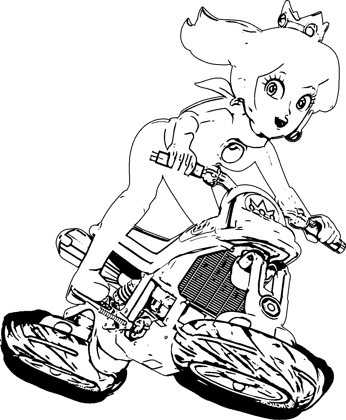 1203x1460 Mario Kart 8 Coloring Pages