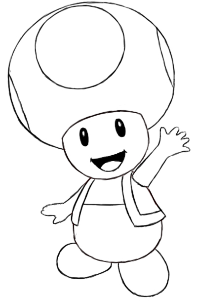 401x611 Coloring Pages Gorgeous Coloring Pages Draw A Toad In Mario Kart