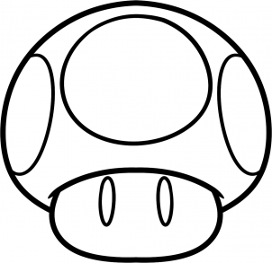 Mario Mushroom Drawing at GetDrawings | Free download