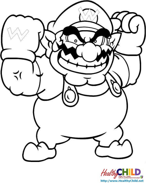 600x750 Top 86 Mario Coloring Pages