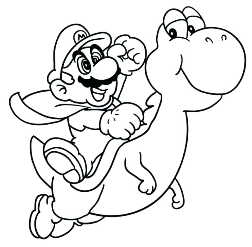 863x844 Paper Mario Coloring Page Best Super Coloring Pages For Your Free