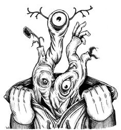 236x254 Pencil, Pen And Marker Drawing By Bryan Hartnett Bryan Hartnett