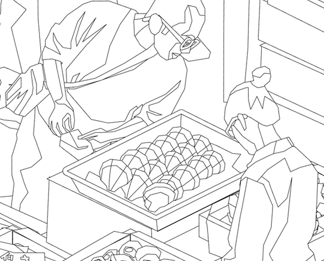 1238x998 World Marketplace Posters By Jingyao Guo The Strange Attractor