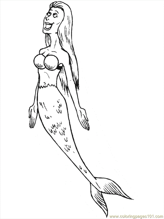 650x866 Marmaid 12 Coloring Page