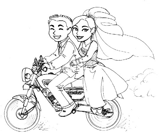 544x460 Just Married By Jactinglim