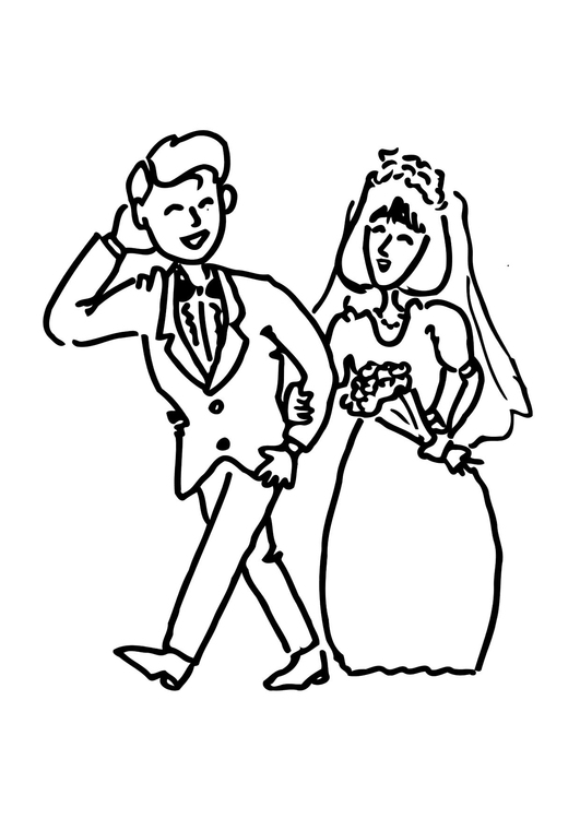 531x750 Coloring Page Get Married