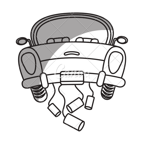 550x550 Just Married Car Icon
