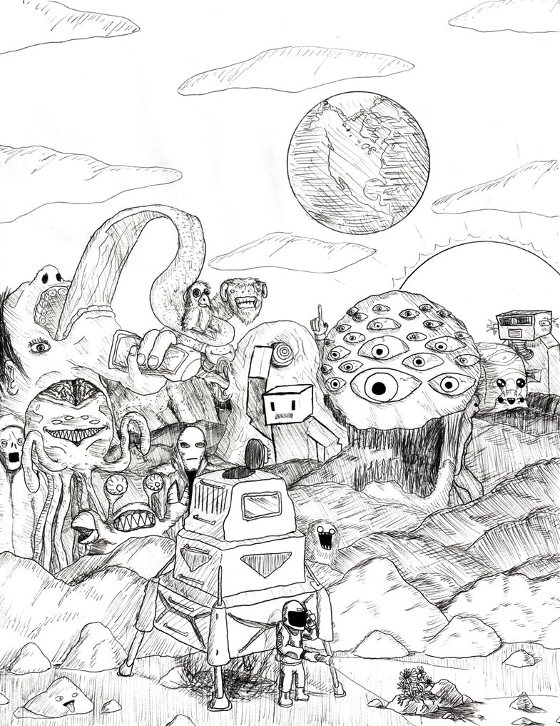 785x1017 Life Mars By William John Holly