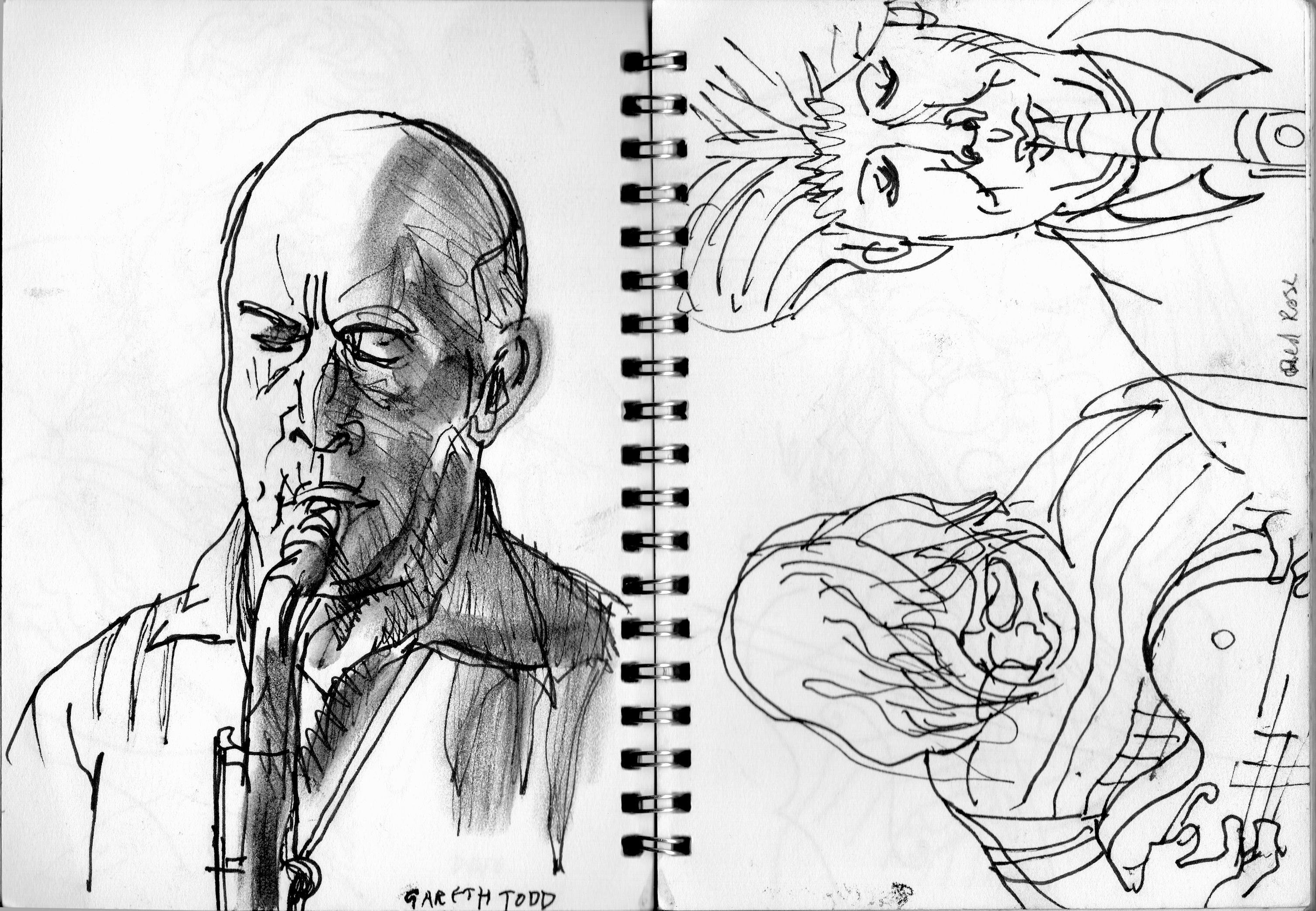 3016x2088 Jazz Drawings Jim Dunkley