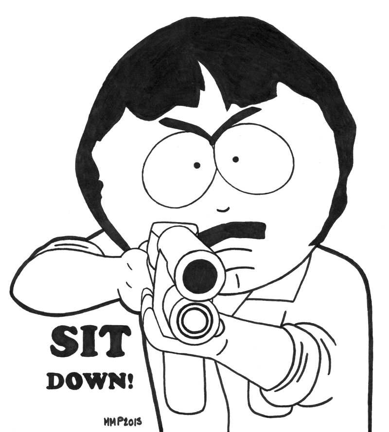 800x889 Randy Marsh Line Art By Xcookie93