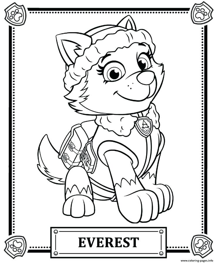 736x896 Paw Patrol Coloring Pages Marshall P On Print Color Pages Packed