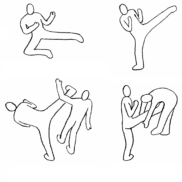 600x600 Martial Arts Drawings And Clip Art