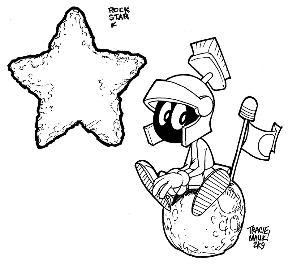 931x856 Marvin The Martian And A Pun By Maukingbird