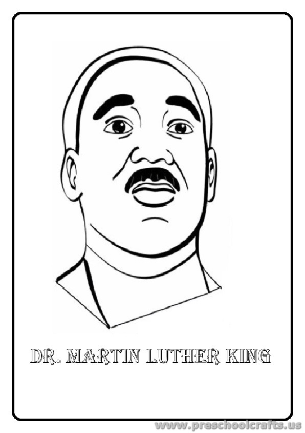 596x844 Martin Luther King Day Coloring Pages For Kids