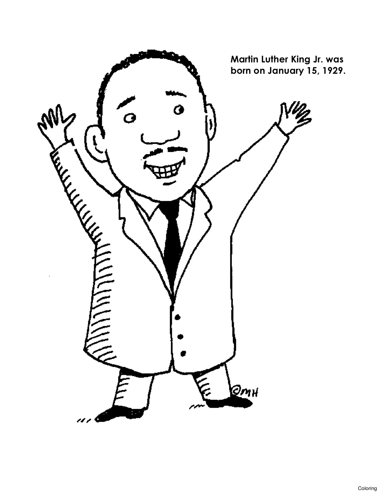 1275x1651 Mlk Today Martin Luther King Cartoon Movies Coloring Tumblr 500