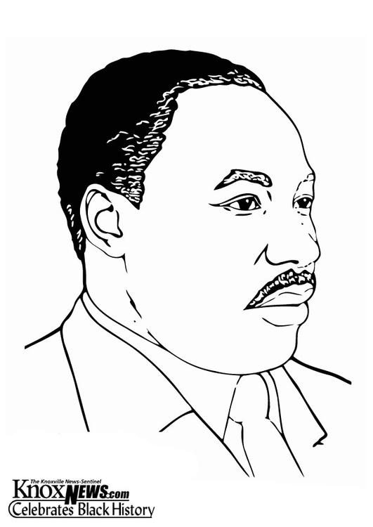 531x750 Coloring Page Martin Luther King, Jr