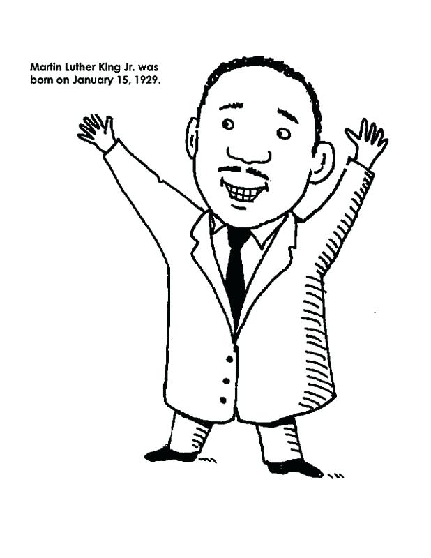 618x800 Martin Luther King Coloring Pages Printable