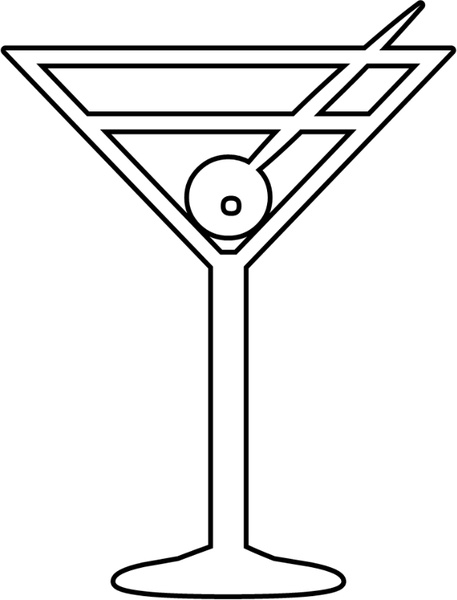 457x600 Martini Free Vector In Open Office Drawing Svg ( Svg ) Vector