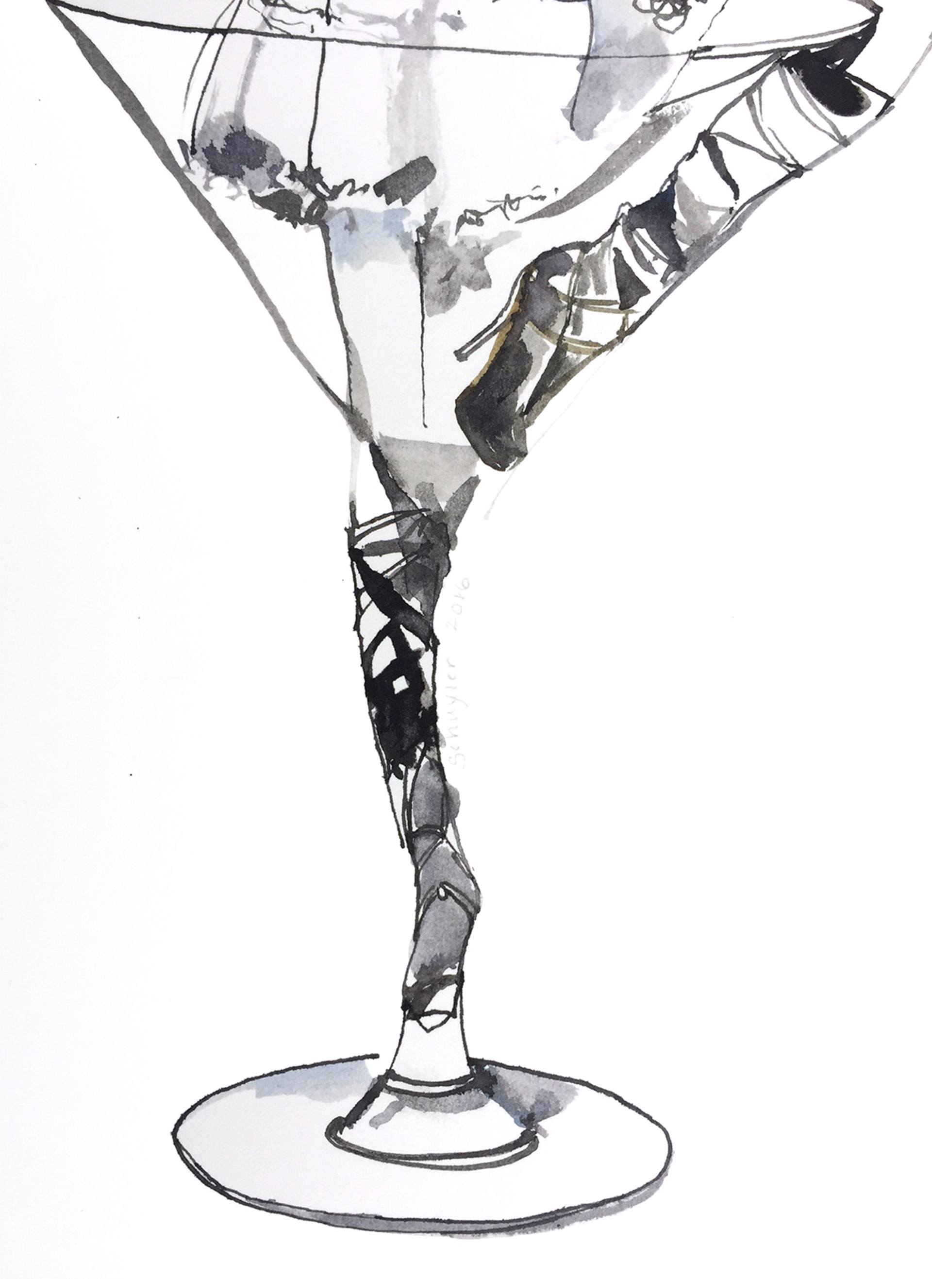 1920x2634 Saatchi Art Martini Girl Painting By Schuyler Rideout