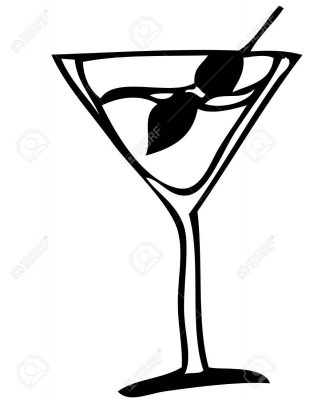 333x400 Martini Glass Clipart Clipartpen