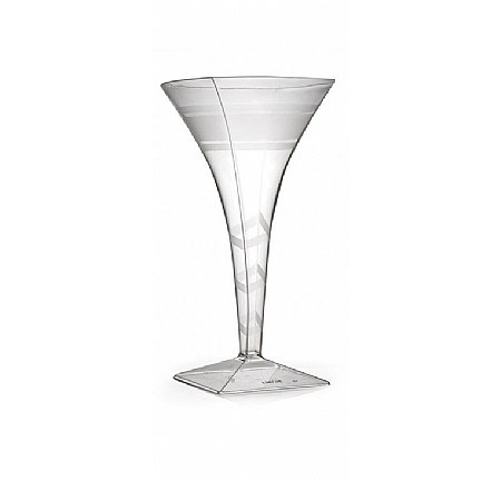 450x431 Pretty Clear 8 Oz. Plastic Martini Glass