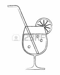 201x251 Line Drawing Cocktail Glass