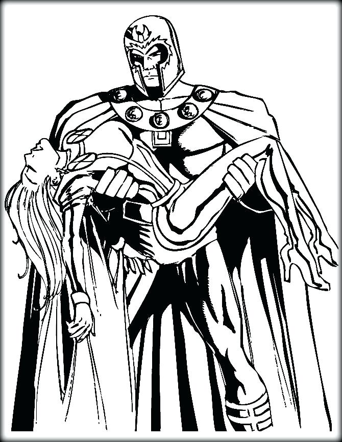 670x867 X Men Coloring Pages How To Draw Beast Step Marvel Characters