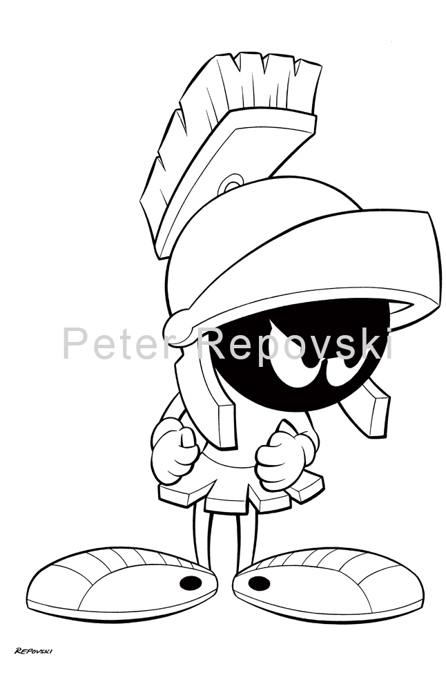 Marvin The Martian Drawing at GetDrawings | Free download