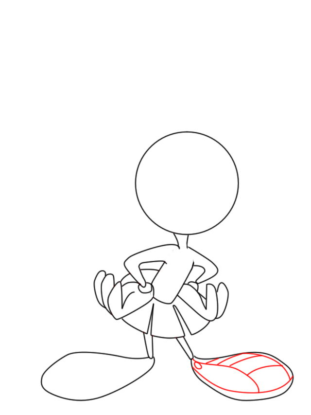640x853 How To Draw Marvin The Martian